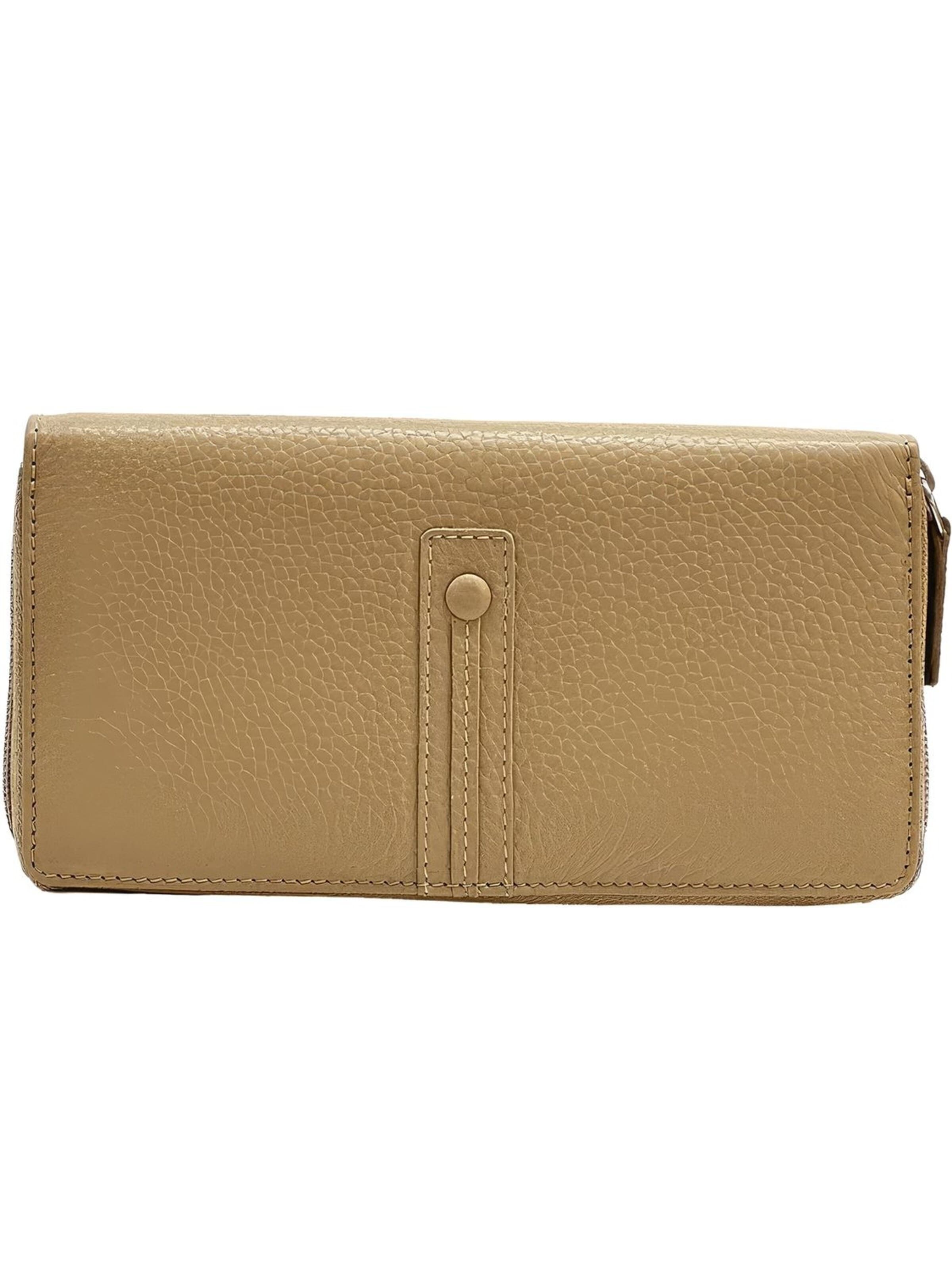 Florence Wallet in Grey: front