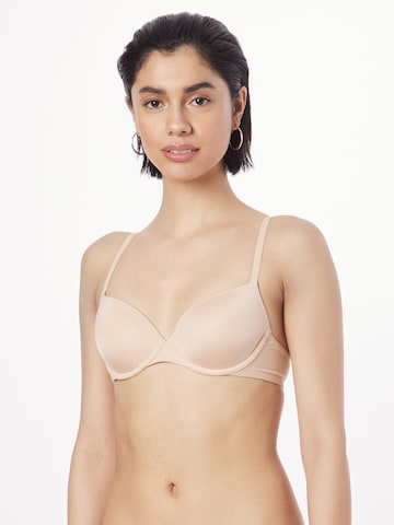 Invisible Soutien-gorge Cotton On Body en beige : devant