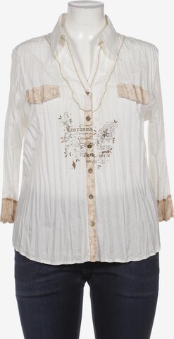 GERRY WEBER Blouse & Tunic in XXXL in White: front