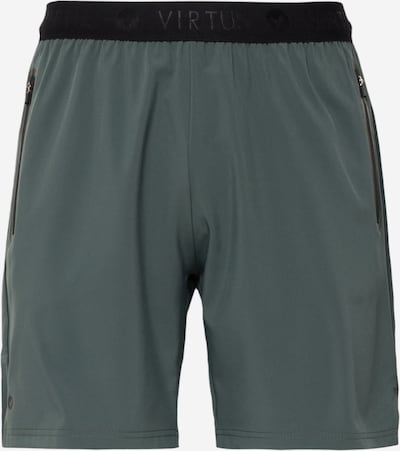 Pantaloni sport 'Blag V2' Virtus pe verde pin / negru, Vizualizare produs