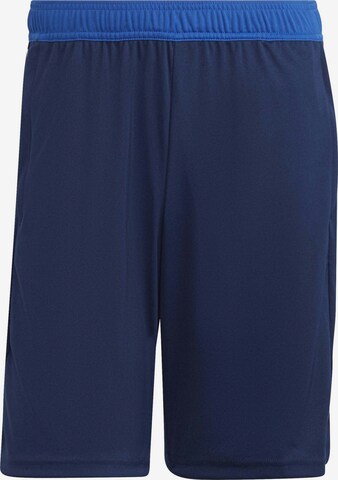 ADIDAS SPORTSWEAR Workout Pants 'Tiro 23 Competition' in Blue: front