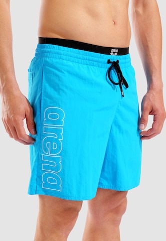 ARENAKupaće hlače 'ELASTIC BAND BEACH BOXER' - plava boja