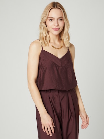 Guido Maria Kretschmer Women Top 'Giana' in Brown: front