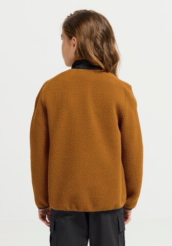 JACK WOLFSKIN Fleece Jacket in Brown
