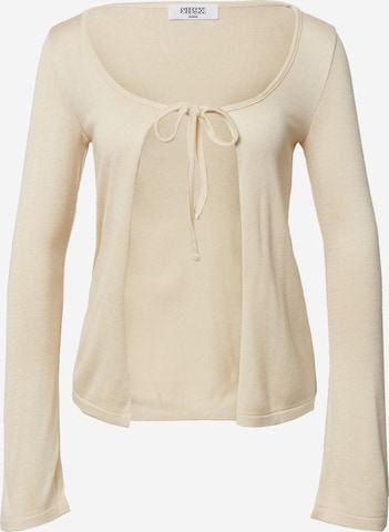 Cardigan SHYX en beige : devant