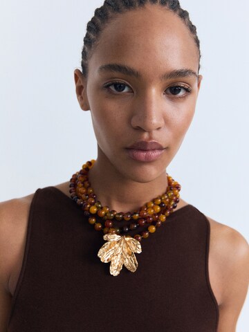 MANGO Gebreide top 'SUENYO' in Bruin