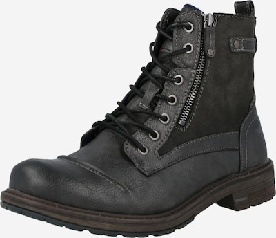 MUSTANG Bottines à lacets en graphite, Vue avec produit