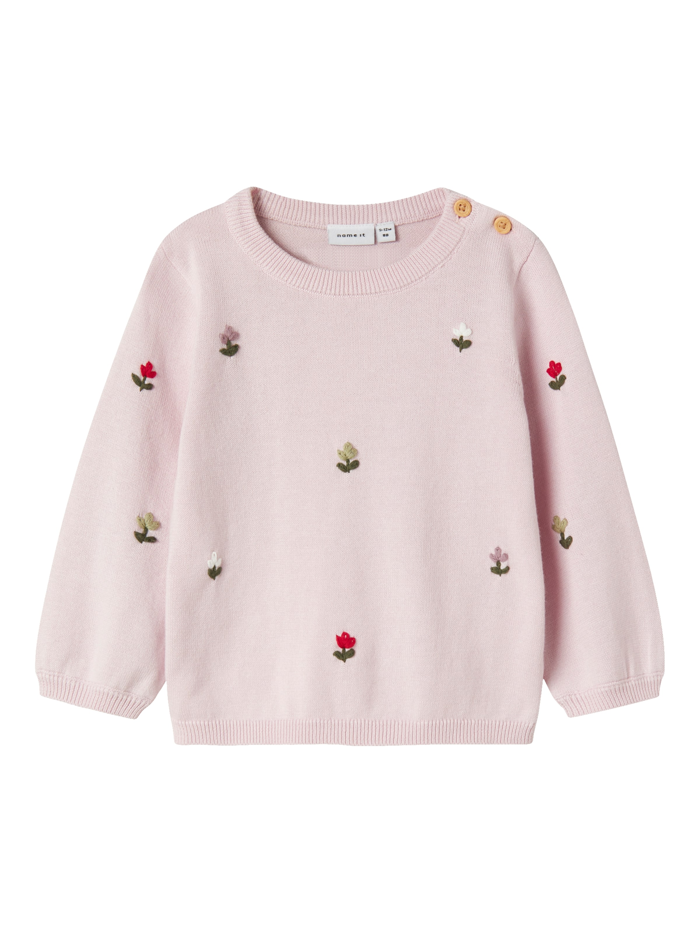 NAME IT Pulóver 'NBFFAFLOW' - lila: elől