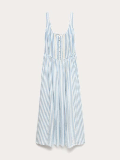 Marks & Spencer Dress in 34 in Light blue / White, Item view