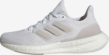 ADIDAS PERFORMANCE Running Shoes 'Pureboost 23' in White: front