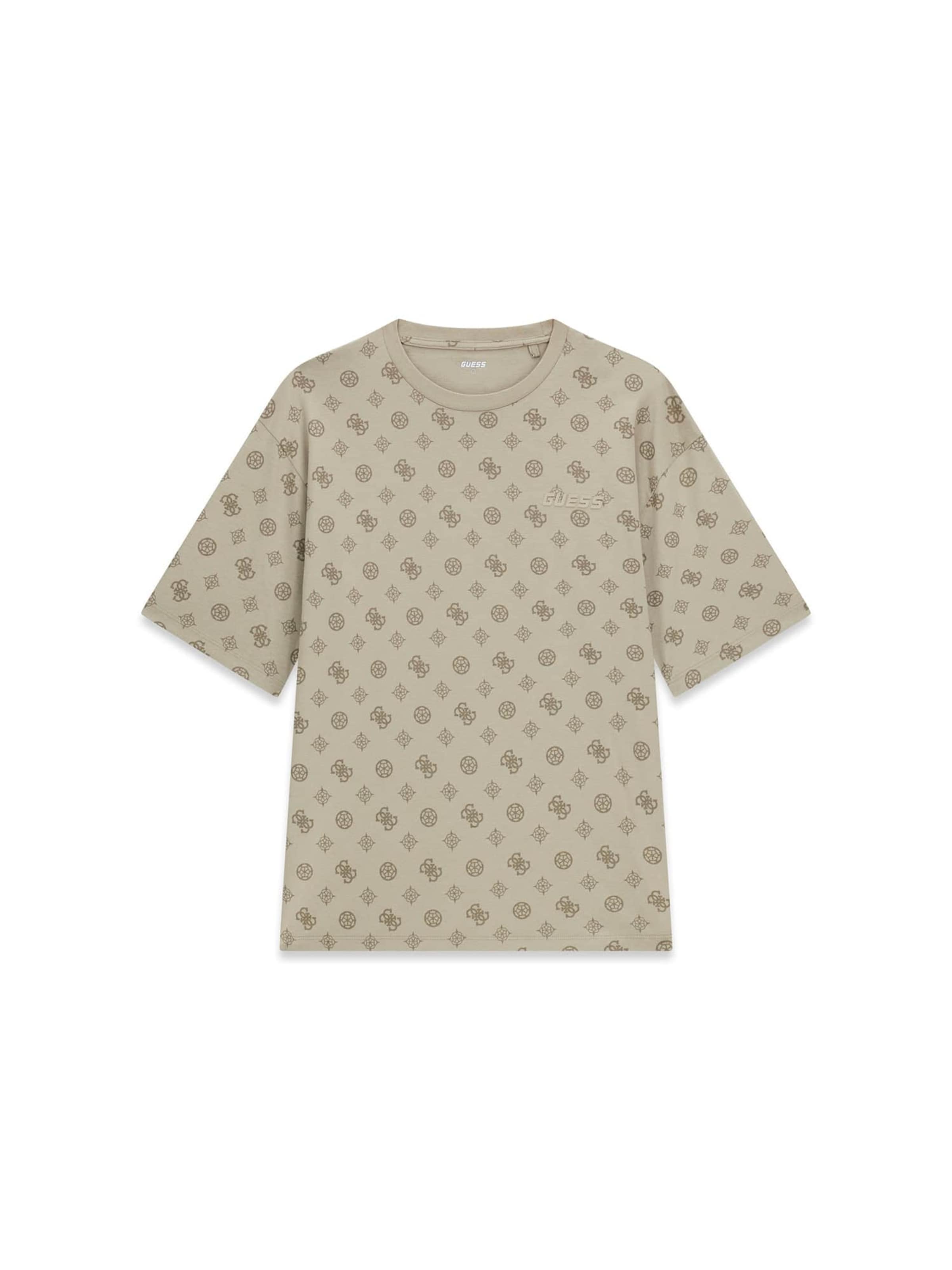 GUESS T-Shirt in Beige: Vorderseite