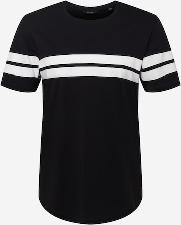 Only & Sons Shirt 'BIKE' in Black: front