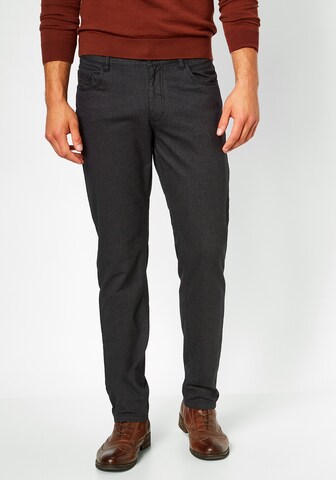 REDPOINT Regular Pants 'Milton' in Grey: front