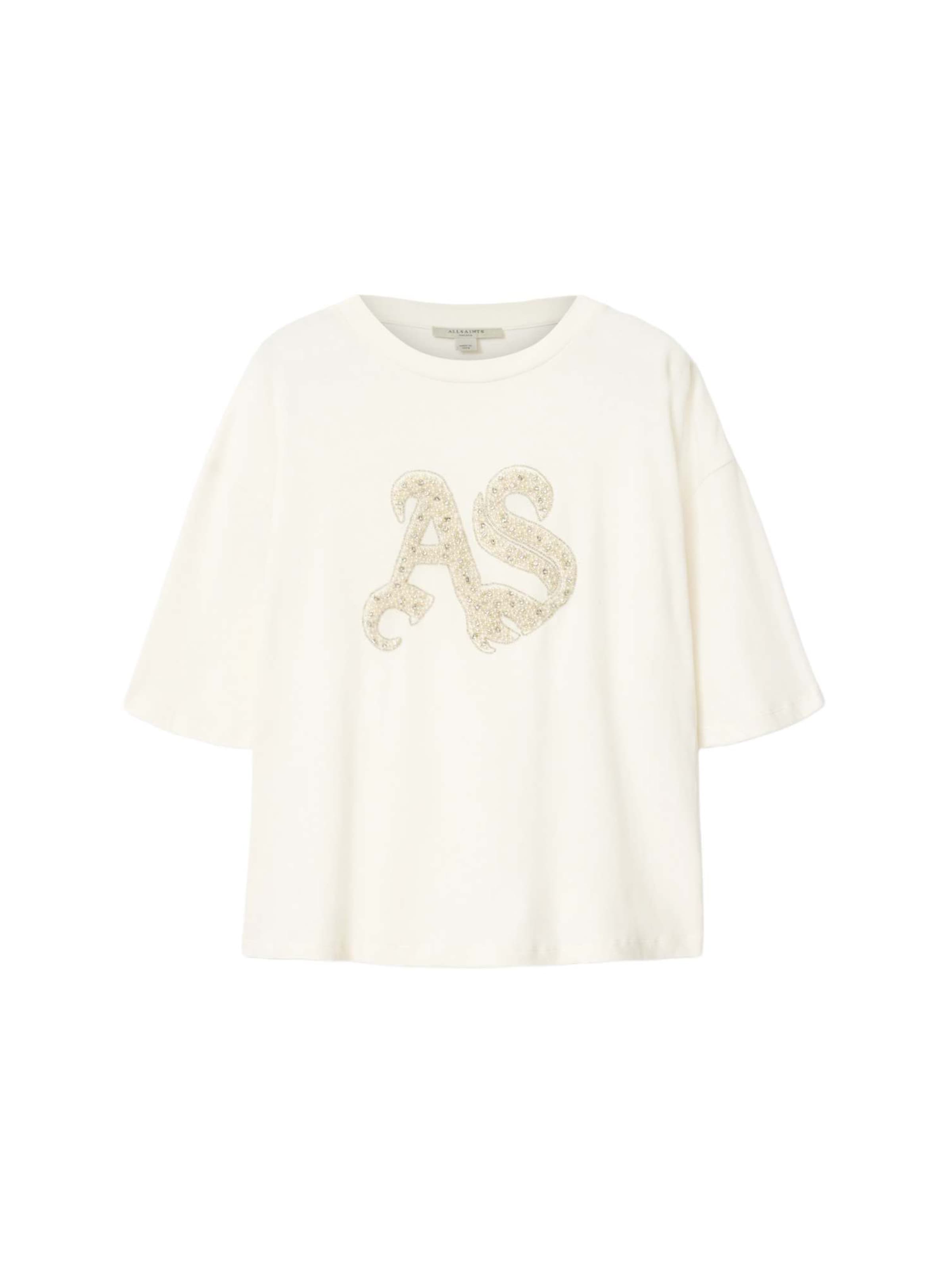 AllSaints Μπλουζάκι 'ICON AMELIE' σε λευκό: μπροστά