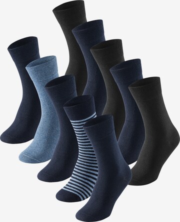 SCHIESSER Socks ' Cotton Fit ' in Blue: front