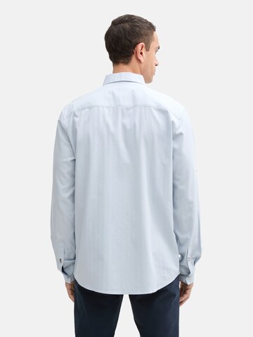 TOM TAILOR Regular fit Button Up Shirt in Blue