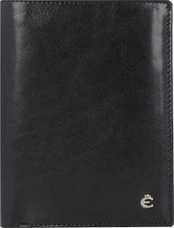 Esquire Wallet 'Toscana' in Black: front