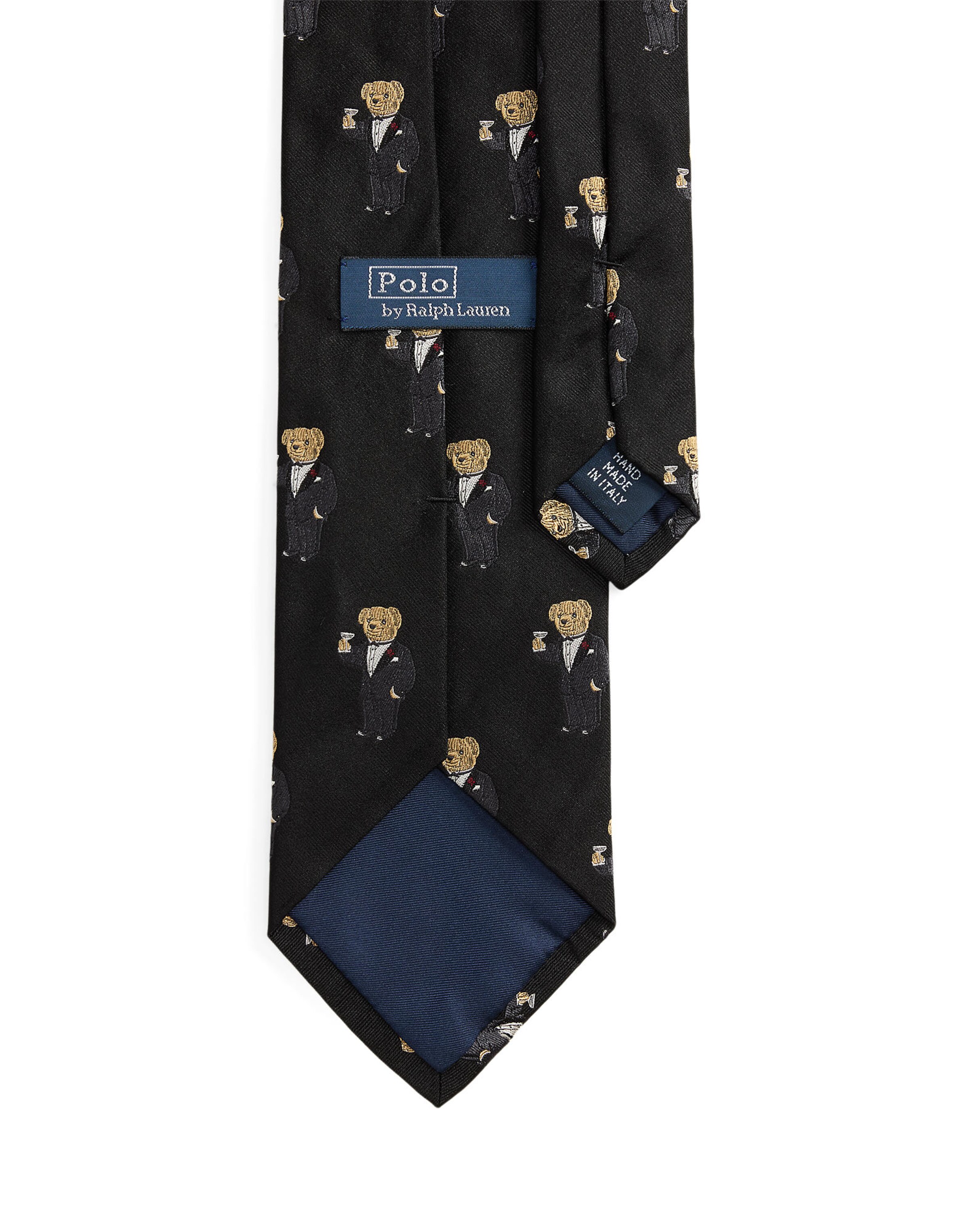 Cravate 'MARTINI BEAR' Polo Ralph Lauren en noir