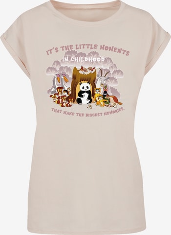 F4NT4STIC Shirt 'Heroes of Childhood Tao Tao Childhood Memories' in Beige: Vorderseite