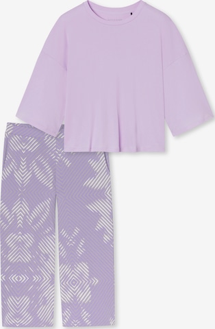 Pyjama 'Modern Nightwear' SCHIESSER en violet : devant