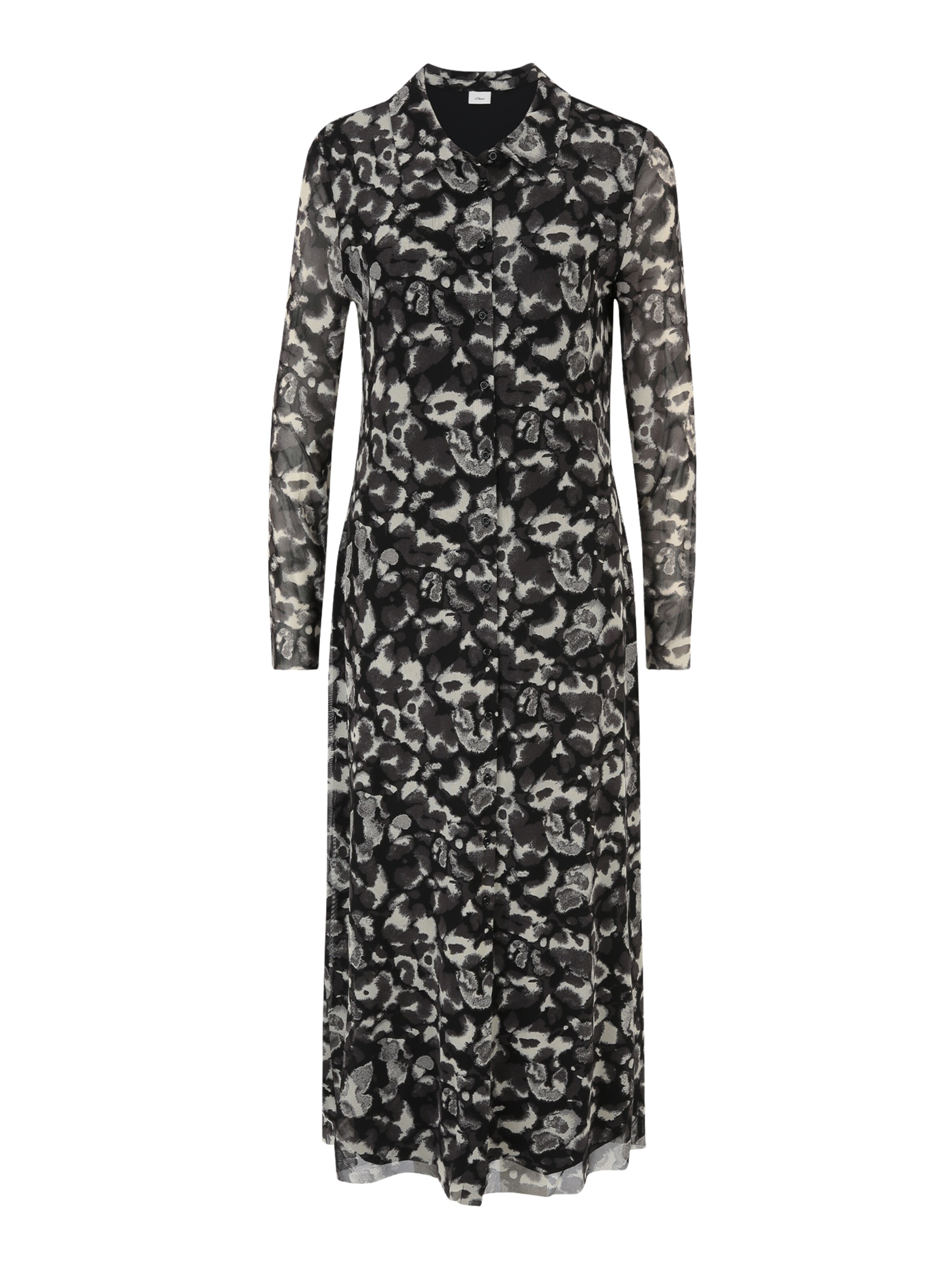 s.Oliver BLACK LABEL Kleid in Grau: Vorderseite