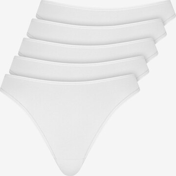 Nur Die Thong in White: front