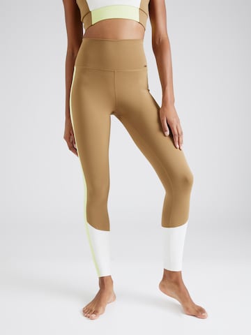 Athlecia Regular Workout Pants 'Sukey' in Brown: front