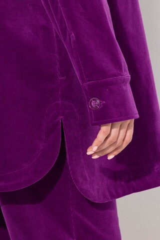 Ulla Popken Between-Season Jacket in Purple