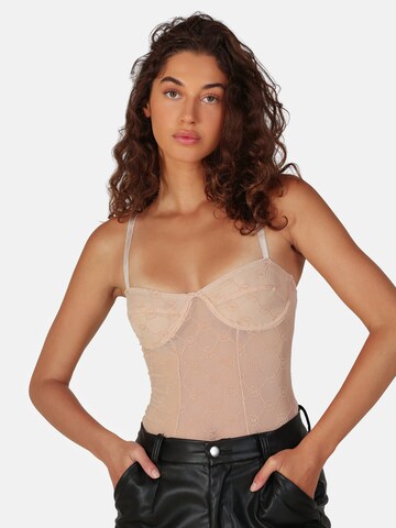 OW Collection Body 'MONA' in Beige: voorkant