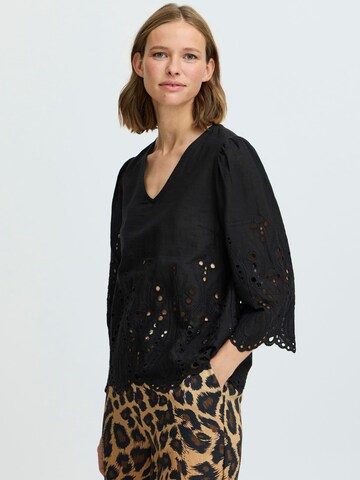 b.young Blouse 'Ingeliss' in Black: front
