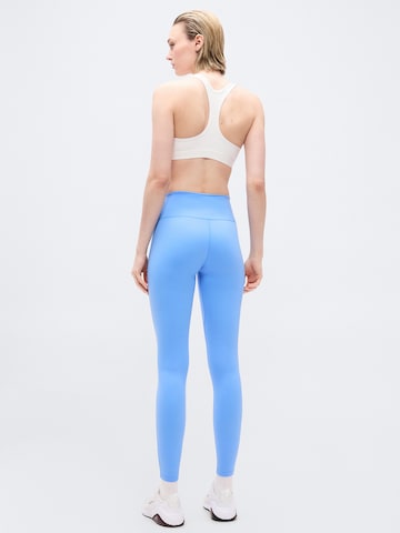 NIKE Skinny Sporthose 'ONE' in Blau