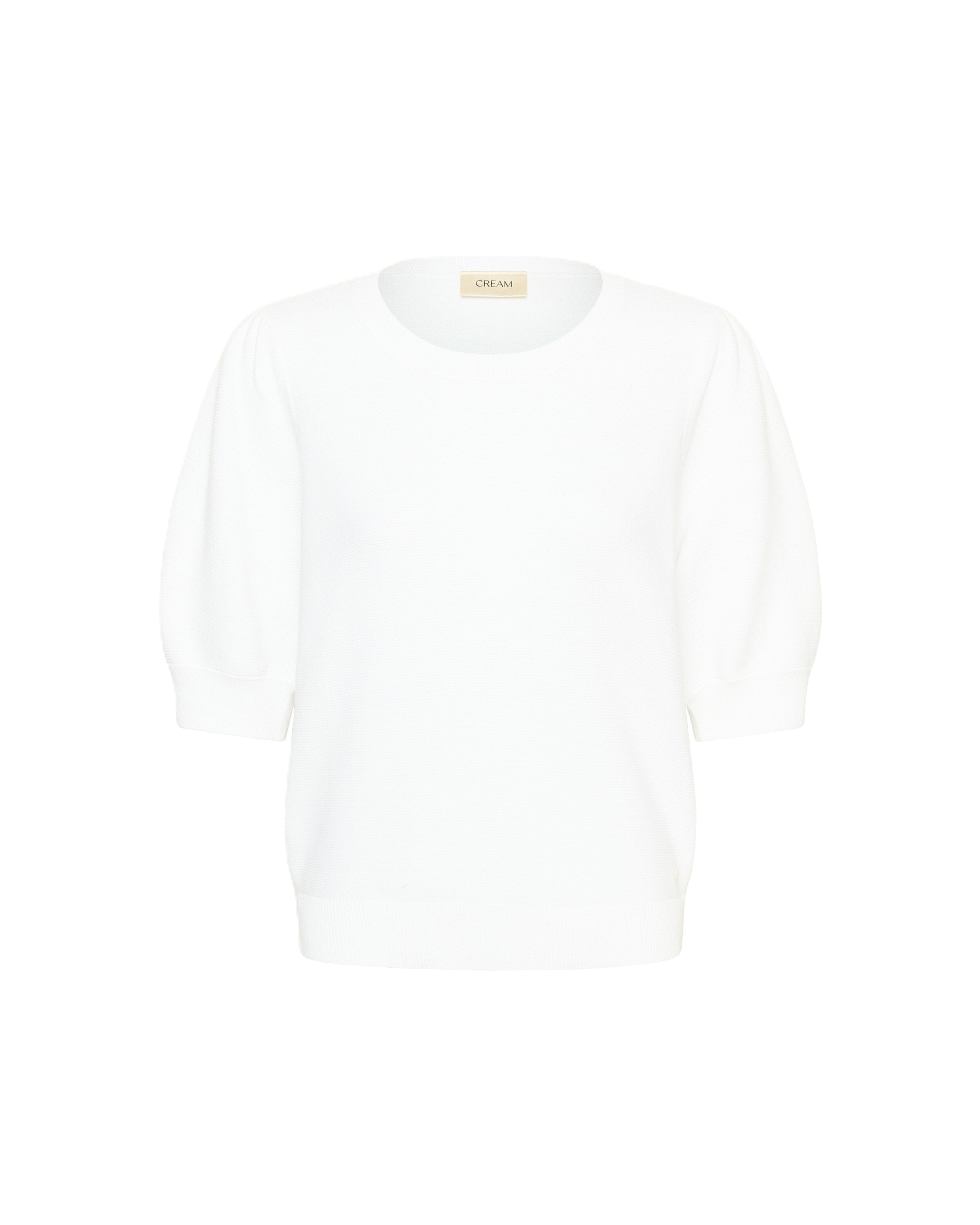Cream Sweater 'CRSillar' in White: front