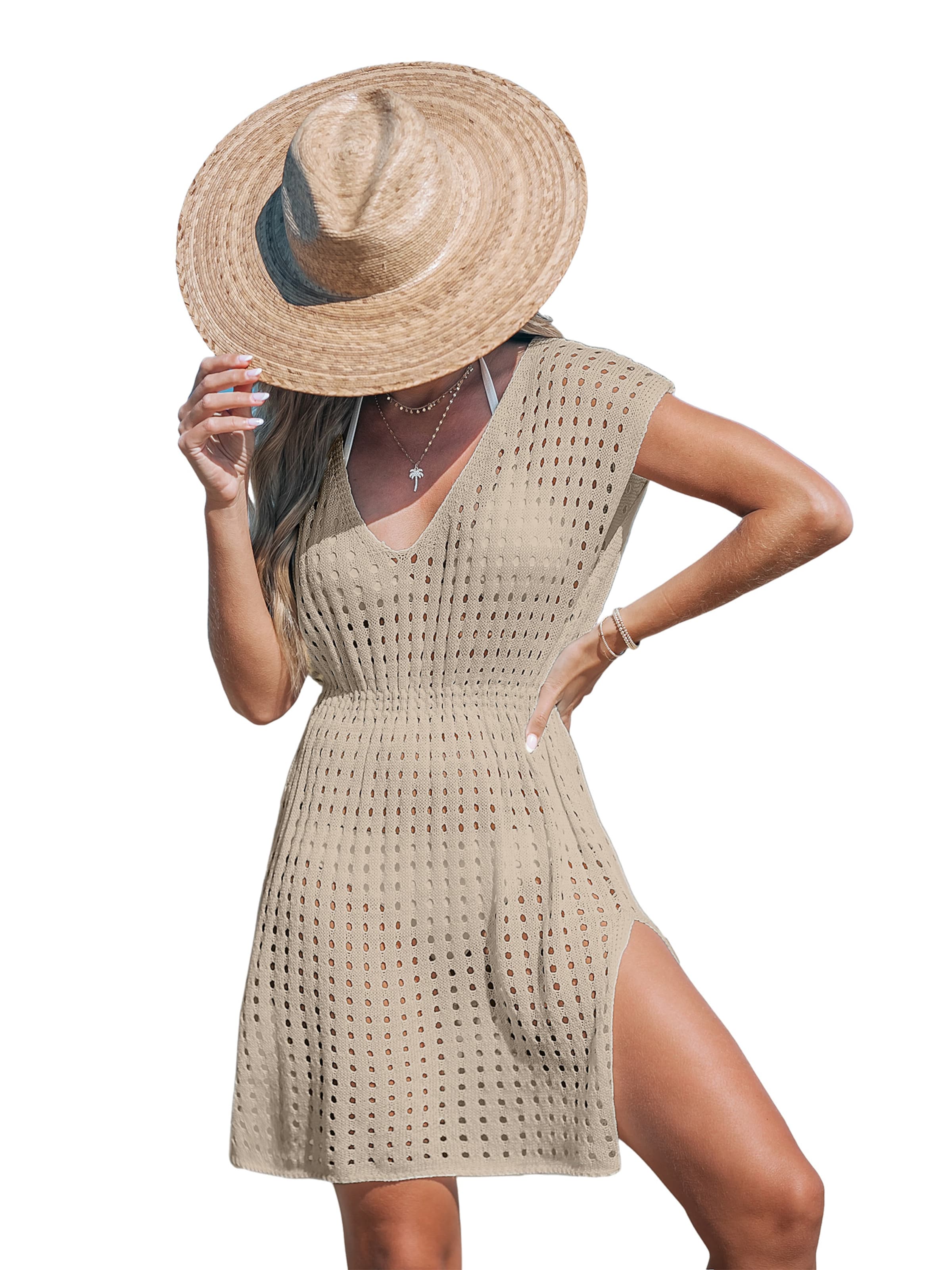 Cupshe Beach Dress 'CAA07B4D016GG' in Beige, Item view