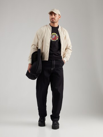 Santa Cruz Shirt 'Guzman Dining Dot' in Black