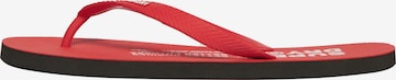 Superdry T-Bar Sandals in Red: front