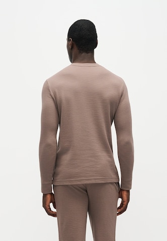 HUGO Schlafshirt  'Austin' in Braun