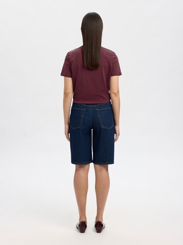 SELECTED Shirt 'SLFMY ESSENTIAL' in Purple