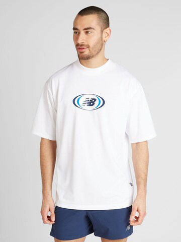 new balance T-Shirt in Weiß: Vorderseite