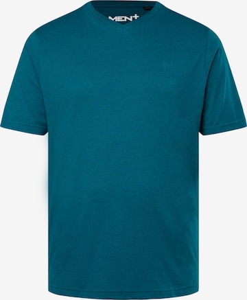 Men Plus T-Shirt in Blau: Vorderseite