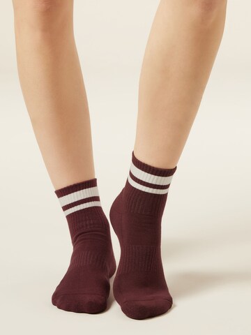 CALZEDONIA Socks in Red: front