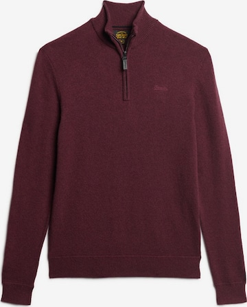 Pull-over 'Essential' Superdry en rouge : devant