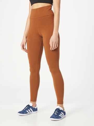 ADIDAS ORIGINALS Skinny Leggings in Bruin: voorkant