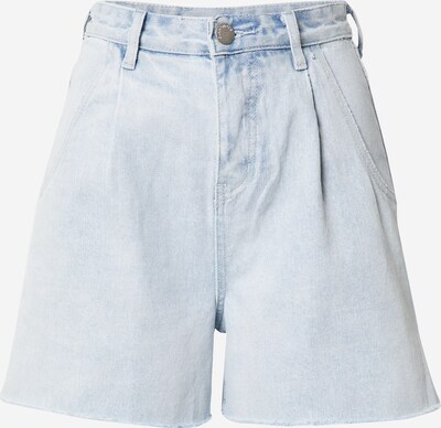 Pantaloni cu cute GLAMOROUS pe albastru deschis, Vizualizare produs