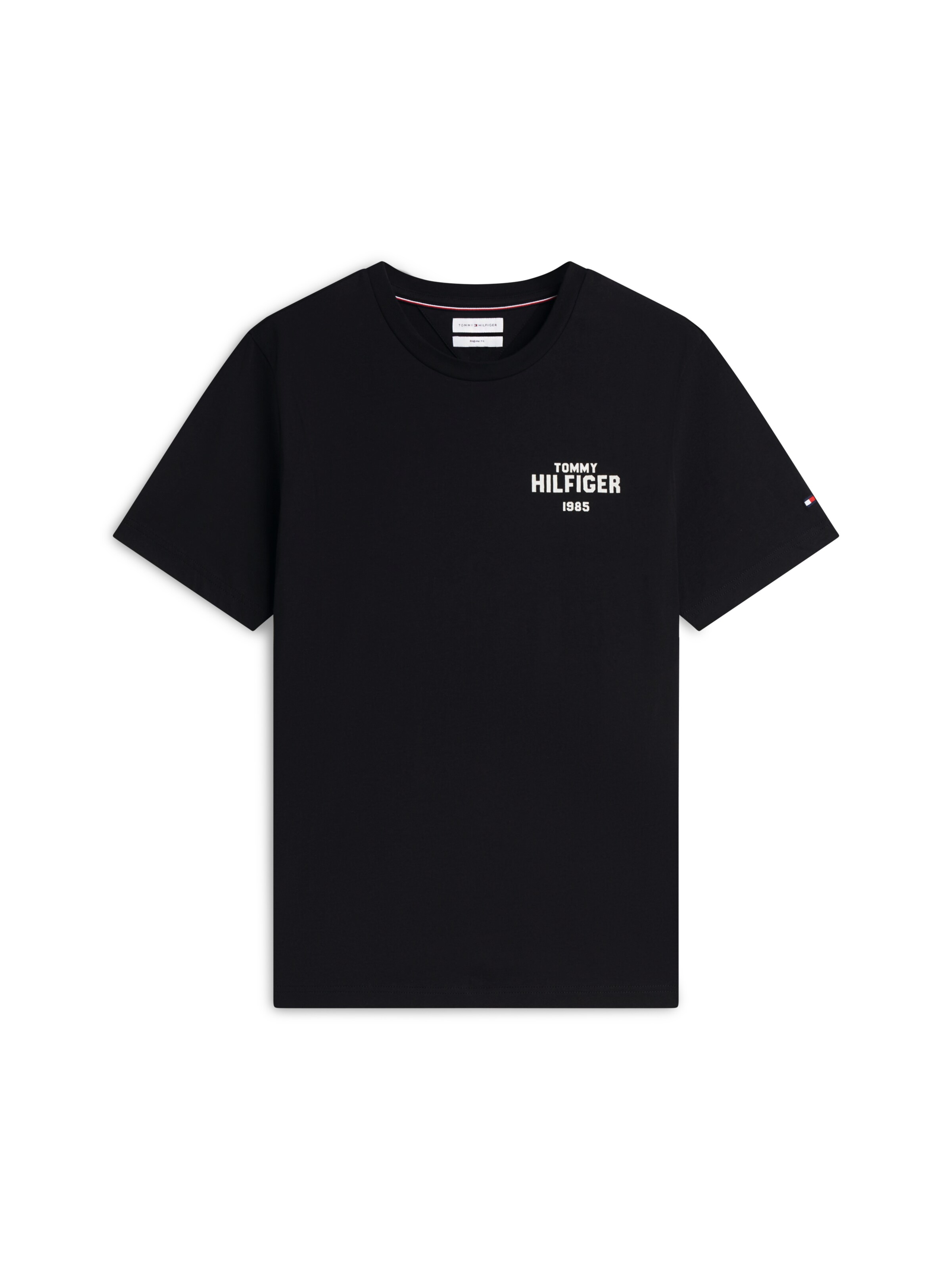 Tricou '1985' de la TOMMY HILFIGER pe negru: față