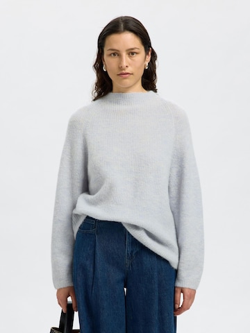 Pull-over SELECTED en bleu : devant