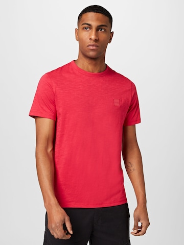 T-Shirt 'Tegood' BOSS Orange en rose : devant