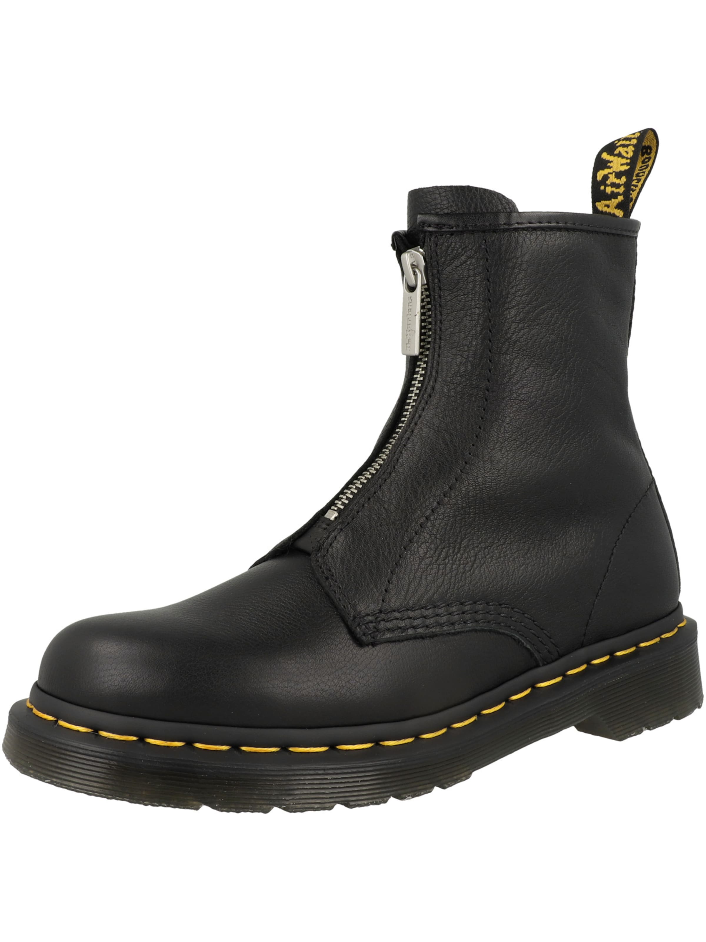 Boots 'Virginia' Dr. Martens en noir : devant