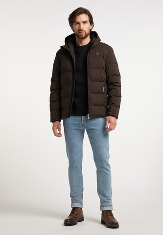 Schmuddelwedda Winter Jacket 'Penninsula' in Brown