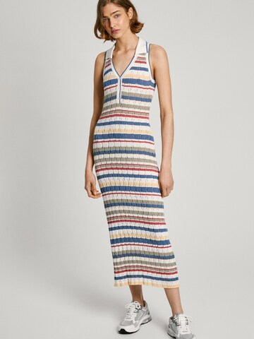 Pepe Jeans Kleid 'IRIS' in Weiß: Vorderseite