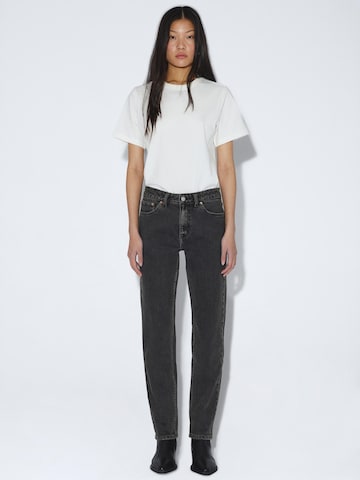Dr. Denim Slimfit Jeans 'Straw Mid Slim' in Zwart